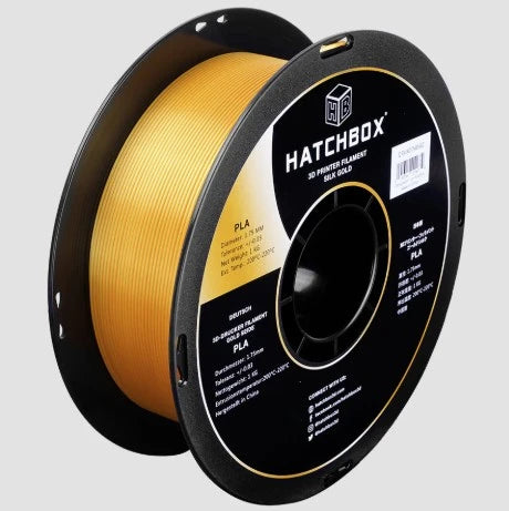 Hatchbox3D 1.75mm PLA - Silk Gold