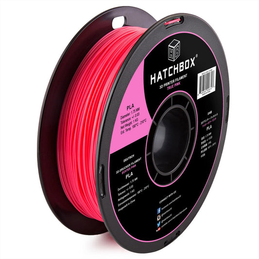 Hatchbox PLA Filament – Pink – 1.75mm, 1kg