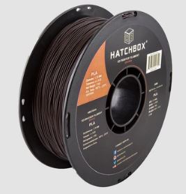 Contrive3D sells Hatchbox3D 1.75mm PLA 3D Printing Filament in Lubbock Texas. Pictured is Brown.