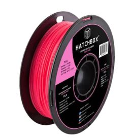 Contrive3D sells Hatchbox3D 1.75mm PLA 3D Printing Filament in Lubbock Texas. Pictured is Pink.