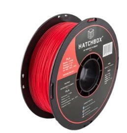 Contrive3D sells Hatchbox3D 1.75mm PLA 3D Printing Filament in Lubbock Texas. Pictured is Red.