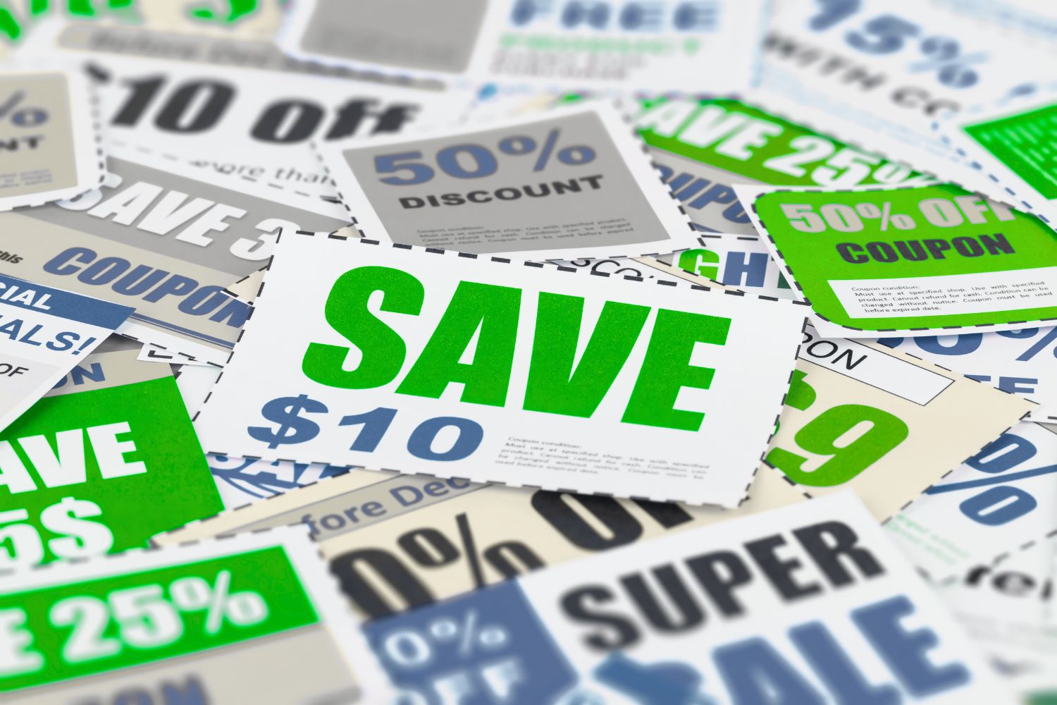 Image of coupons clipped to represent the Contrive3D Retail Store Discount Coupon Codes