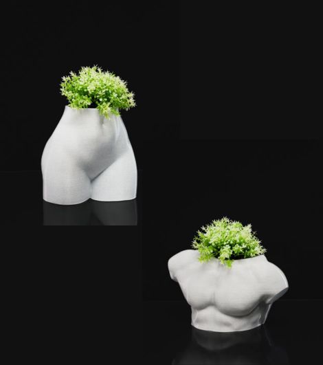 Summer Body Vase in male and female version