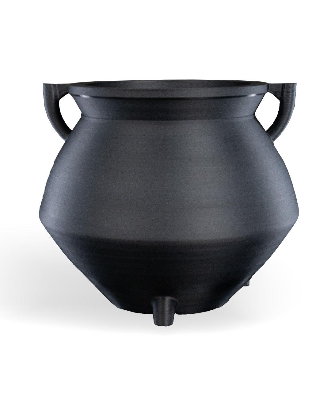 rear view of the Greedy Cauldron Candy Holder, gothic-inspired candy bowl.