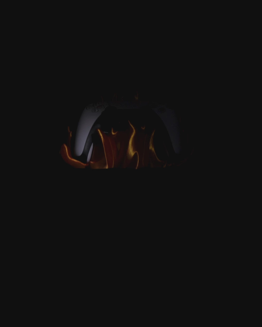 video of glossy flame design gaming controller holder by Contrive3D