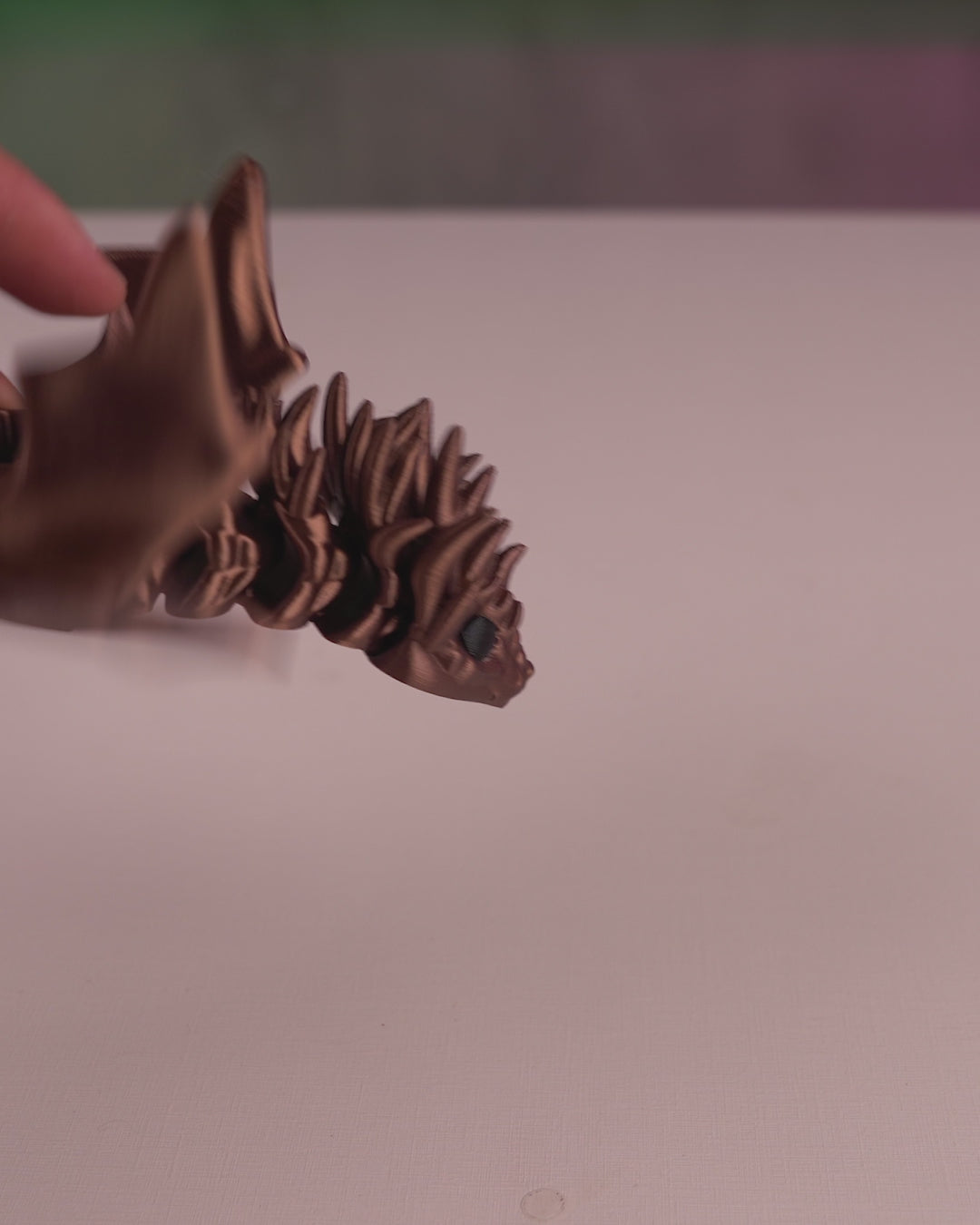 360-degree video of Flexi Amphiptere dragon demonstrating full articulation and serpentine movement.