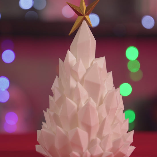 Video of multiple angles of the cryst-mas crystal Christmas tree 
