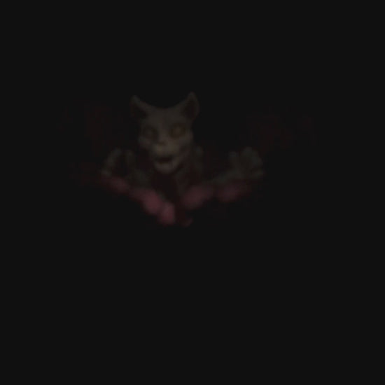 360-degree rotation video of articulated Skeleton Fidget Cat showing skeletal design and posable joints.