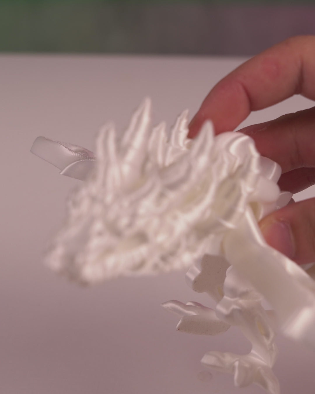 Demonstration video of the 3D printed Flexi Undead Wyvern showing poseable movement and articulation.